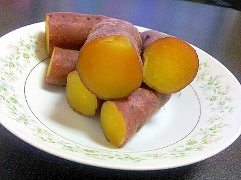 薩摩芋は炊飯器で☆しっとりほくほくふかし芋